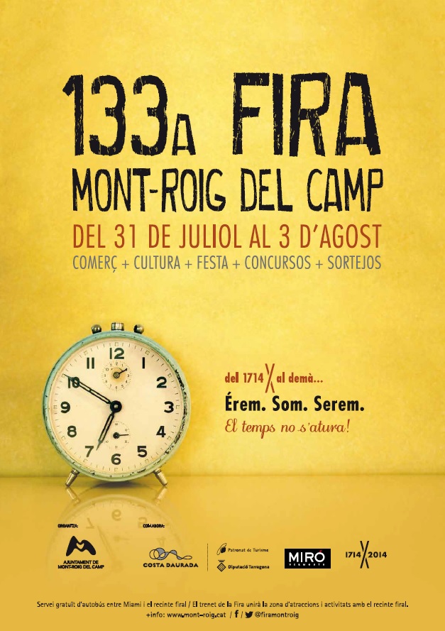Cartell Fira Mont-roig del Camp 2014